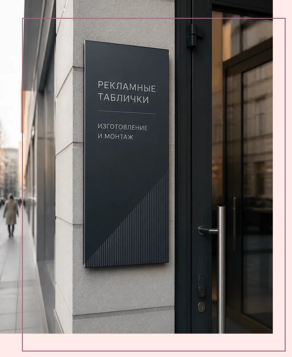 Рекламные таблички в Белове по цене от 4887 р. | Аванза-Блв
