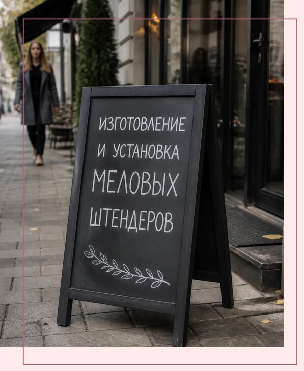Меловые штендеры в Белове по цене от 7058 р. | Аванза-Блв